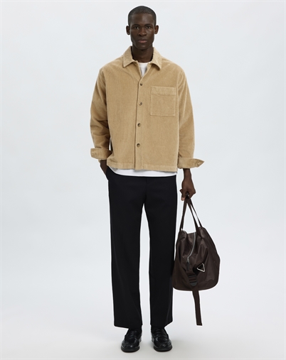Selected - SLMOtto-Kris Cord Overshirt - Cornstalk 
